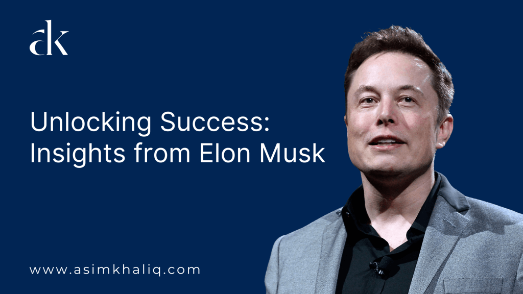 Success Insights from Elon Musk